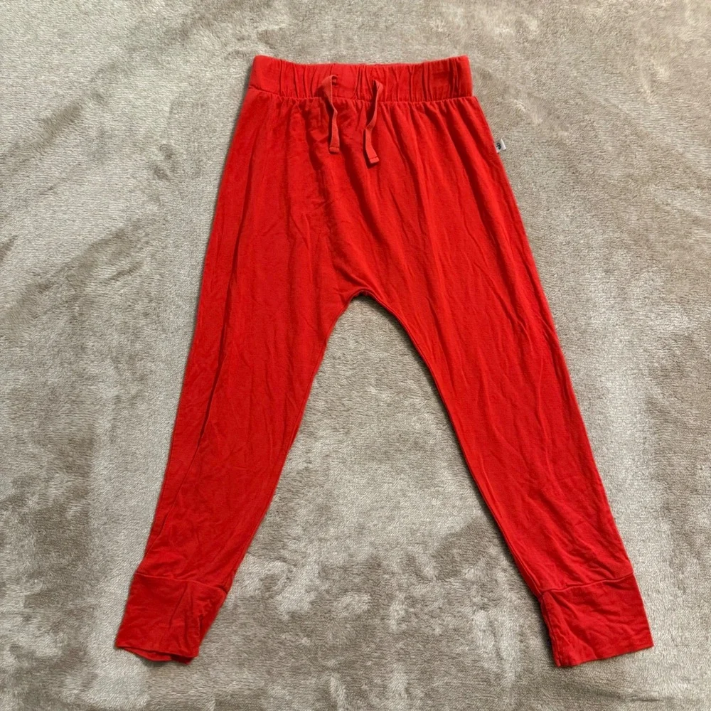 Birdie Bean Kids 4T Bamboo Pajama Set Valentines Dinosaur Blue Red Long Sleeve